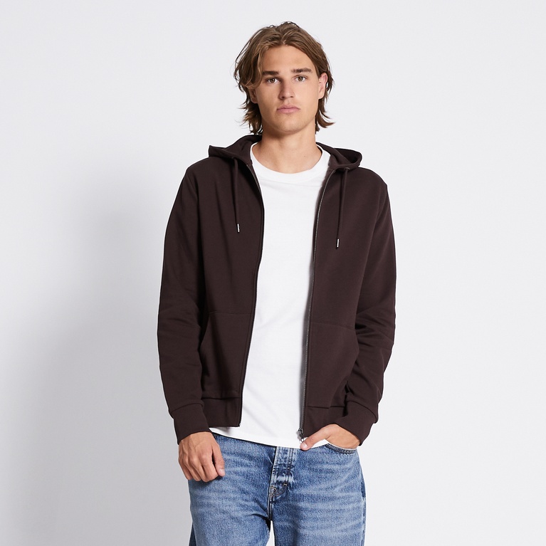 Basic zip hoodie "Rocky"